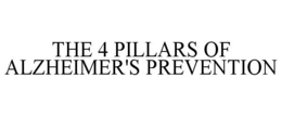 THE 4 PILLARS OF ALZHEIMER'S PREVENTION trademark