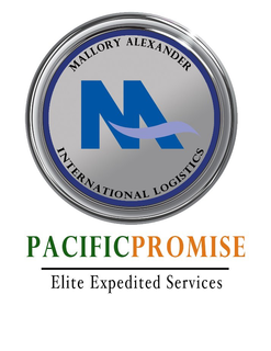 M MALLORY ALEXANDER INTERNATIONAL LOGISTICS PACIFIC PROMISE ELITE EXPEDITED SERVICES trademark