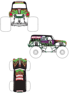 GRAVE DIGGER BAD TO THE BONE trademark