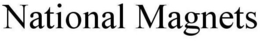 NATIONAL MAGNETS trademark