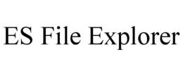 ES FILE EXPLORER trademark