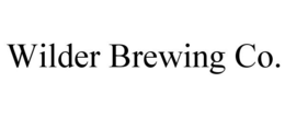 WILDER BREWING CO. trademark