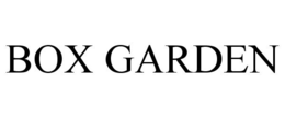 BOX GARDEN trademark