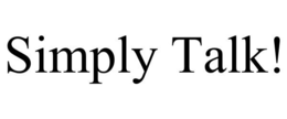 SIMPLY TALK! trademark