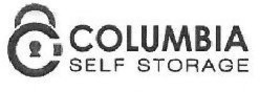 COLUMBIA SELF STORAGE trademark