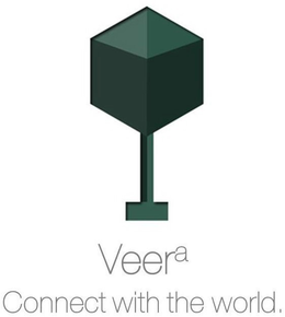 VEERA CONNECT WITH THE WORLD. trademark