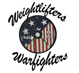 WEIGHTLIFTERS WARFIGHTERS 20 KGS 45 LBS trademark