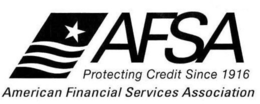 AFSA PROTECTING CREDIT SINCE 1916 AMERICAN FINANCIAL SERVICES ASSOCIATION trademark