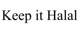 KEEP IT HALAL trademark