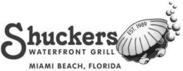 SHUCKERS WATERFRONT GRILL MIAMI BEACH, FLORIDA EST. 1989 trademark