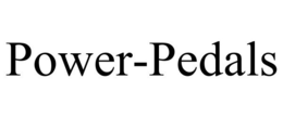 POWER-PEDALS trademark