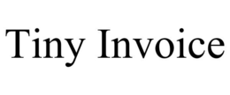 TINY INVOICE trademark