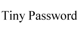 TINY PASSWORD trademark