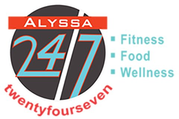 ALYSSA 24/7 TWENTYFOURSEVEN FITNESS FOOD WELLNESS trademark