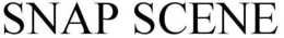 SNAP SCENE trademark