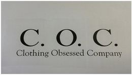 C.O.C. CLOTHING OBSESSED COMPANY trademark