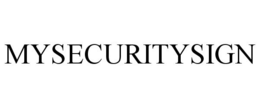 MYSECURITYSIGN trademark