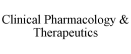 CLINICAL PHARMACOLOGY & THERAPEUTICS trademark
