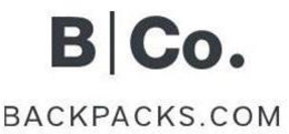 B CO. BACKPACKS.COM trademark