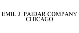 EMIL J. PAIDAR COMPANY CHICAGO trademark