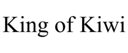 KING OF KIWI trademark