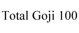 TOTAL GOJI 100 trademark