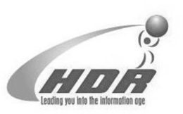 HDR LEADING YOU INTO THE INFORMATION AGE trademark