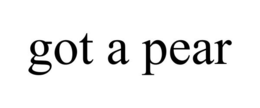 GOT A PEAR trademark