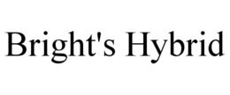 BRIGHT'S HYBRID trademark