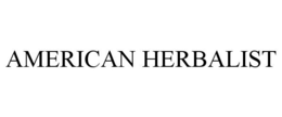 AMERICAN HERBALIST trademark