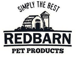 SIMPLY THE BEST REDBARN PET PRODUCTS trademark