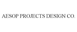 AESOP PROJECTS DESIGN CO. trademark