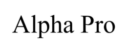 ALPHA PRO trademark