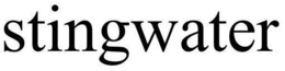 STINGWATER trademark