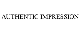 AUTHENTIC IMPRESSION trademark