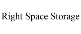 RIGHT SPACE STORAGE trademark