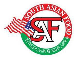 SAF SOUTH ASIAN FOOD IMPORTER & WHOLESALER trademark