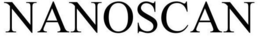NANOSCAN trademark