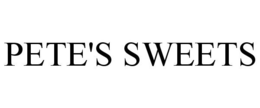 PETE'S SWEETS trademark