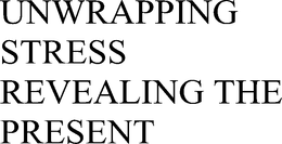 UNWRAPPING STRESS REVEALING THE PRESENT trademark