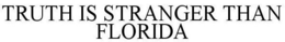 TRUTH IS STRANGER THAN FLORIDA trademark