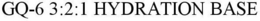 GQ-6 3:2:1 HYDRATION BASE trademark