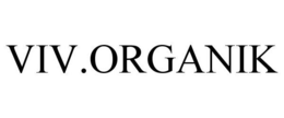 VIV.ORGANIK trademark
