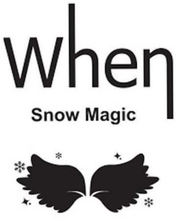 WHEN SNOW MAGIC trademark