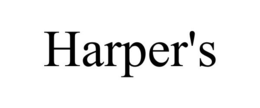 HARPER'S trademark