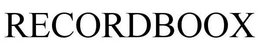 RECORDBOOX trademark