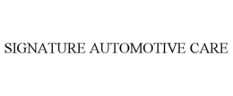 SIGNATURE AUTOMOTIVE CARE trademark
