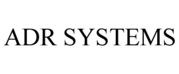 ADR SYSTEMS trademark