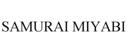 SAMURAI MIYABI trademark