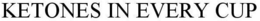 KETONES IN EVERY CUP trademark
